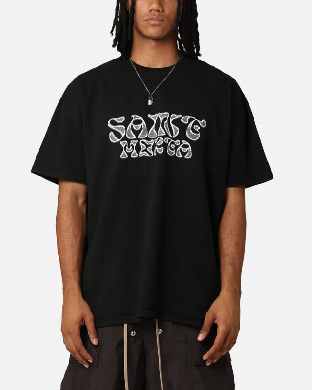Saint Morta Platinum Chrome T-Shirt Black sold by Culture Kings