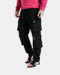 Sik Silk Loose Fit Cargo Pants Black sold by Culture Kings