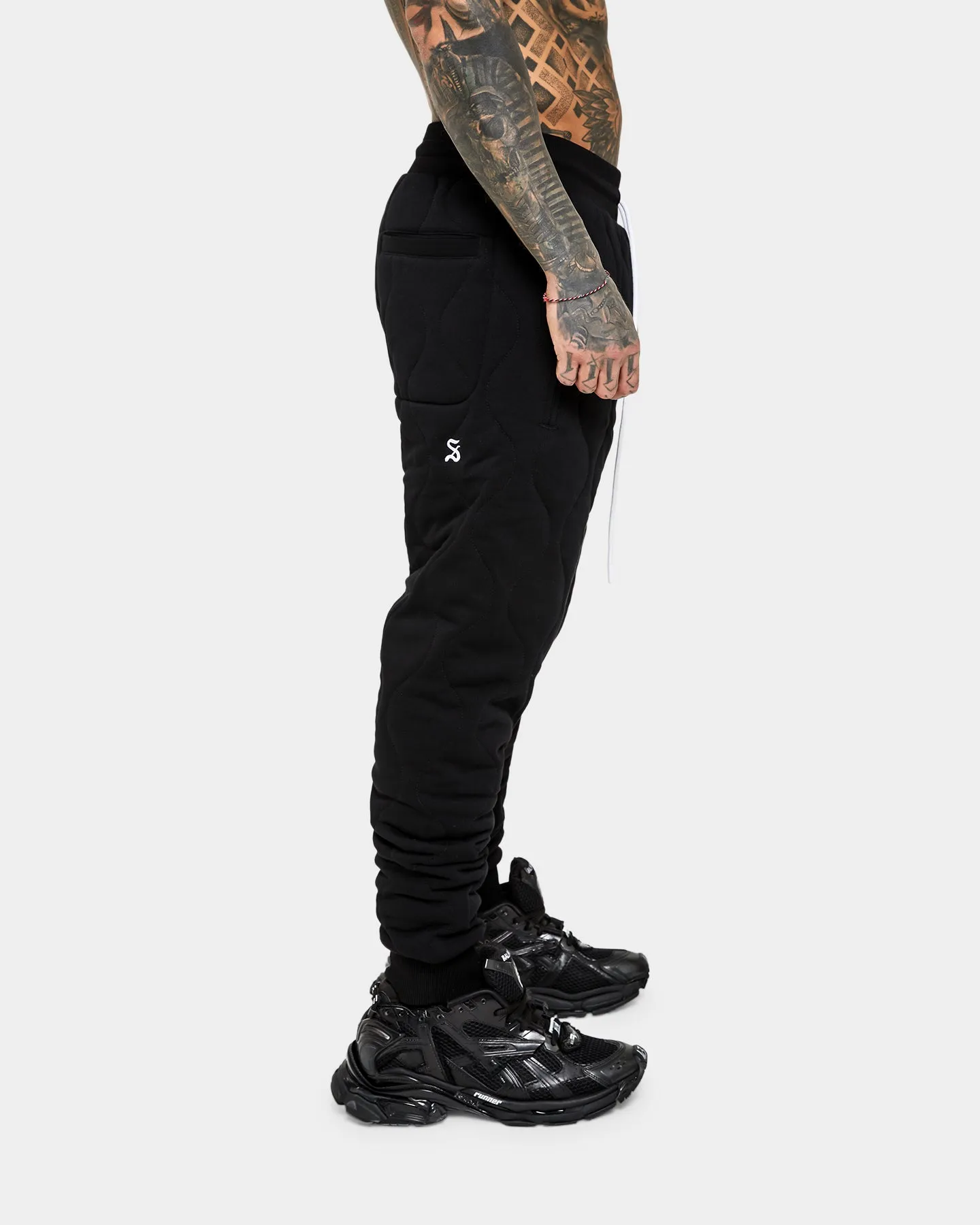 Saint Morta Lover Quilted Sweat Pants Black sold by Culture Kings product image thumbnail 4