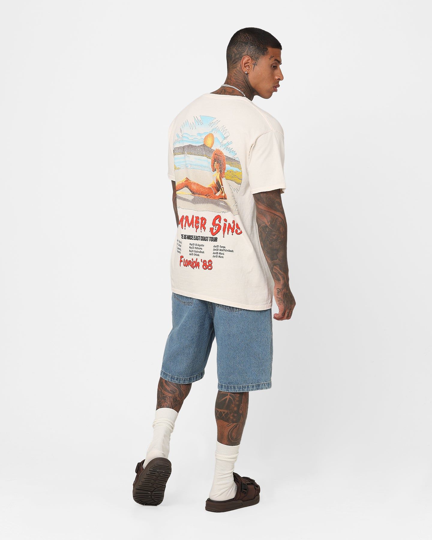 American Thrift Summer Sins Vintage T-Shirt Off White sold by Culture Kings product image thumbnail 3