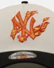 New Era New York Yankees 'Flame' 9FORTY A-Frame Snapback Chrome White/Black sold by Culture Kings