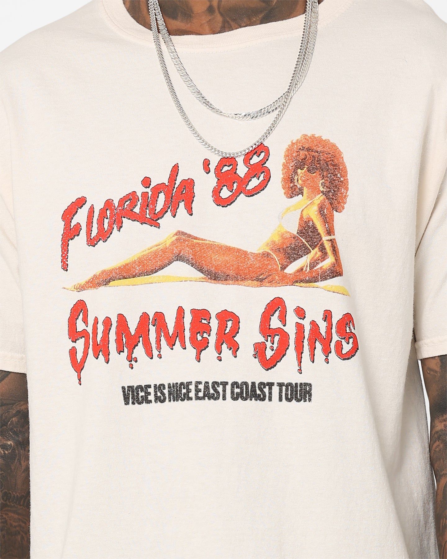 American Thrift Summer Sins Vintage T-Shirt Off White sold by Culture Kings product image thumbnail 4