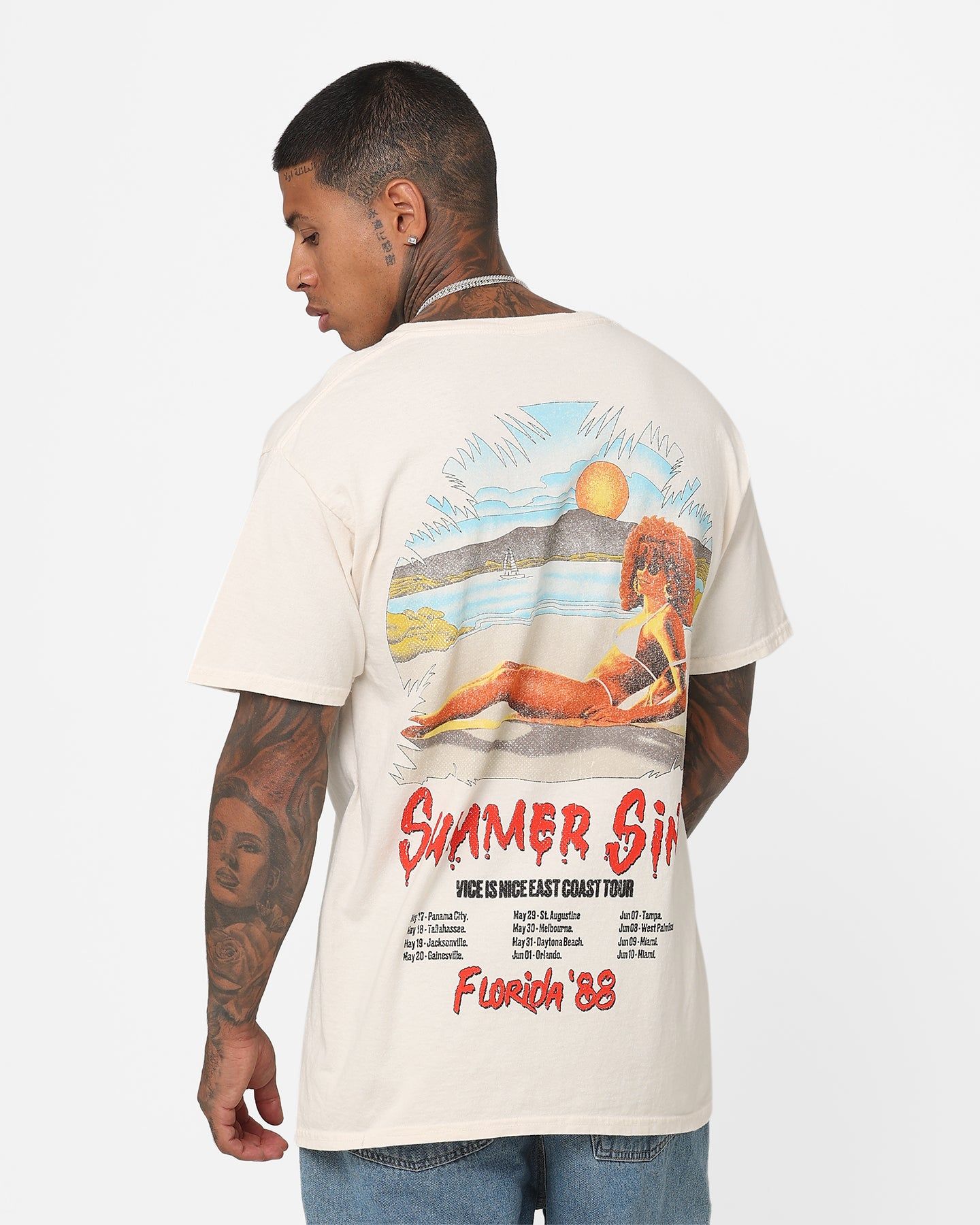 American Thrift Summer Sins Vintage T-Shirt Off White sold by Culture Kings product image thumbnail 2