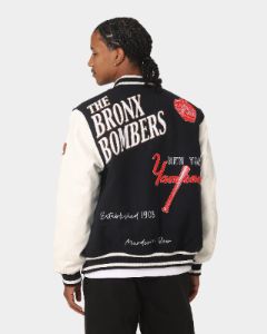 Majestic Athletic New York Yankees Multi Hit Varsity Jacket True Navy sold by Culture Kings