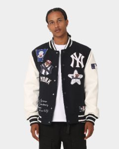 Majestic Athletic New York Yankees Multi Hit Varsity Jacket True Navy sold by Culture Kings