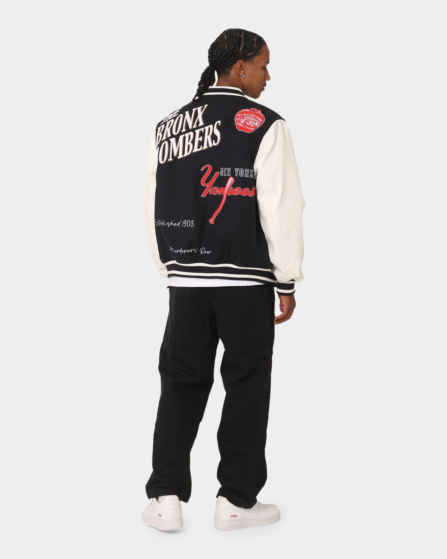 Majestic Athletic New York Yankees Multi Hit Varsity Jacket True Navy sold by Culture Kings product image thumbnail 8