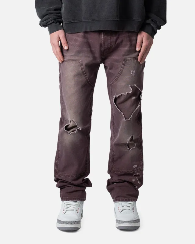 MNML V602 Thrashed Carpenter Pants Brown sold by Culture Kings