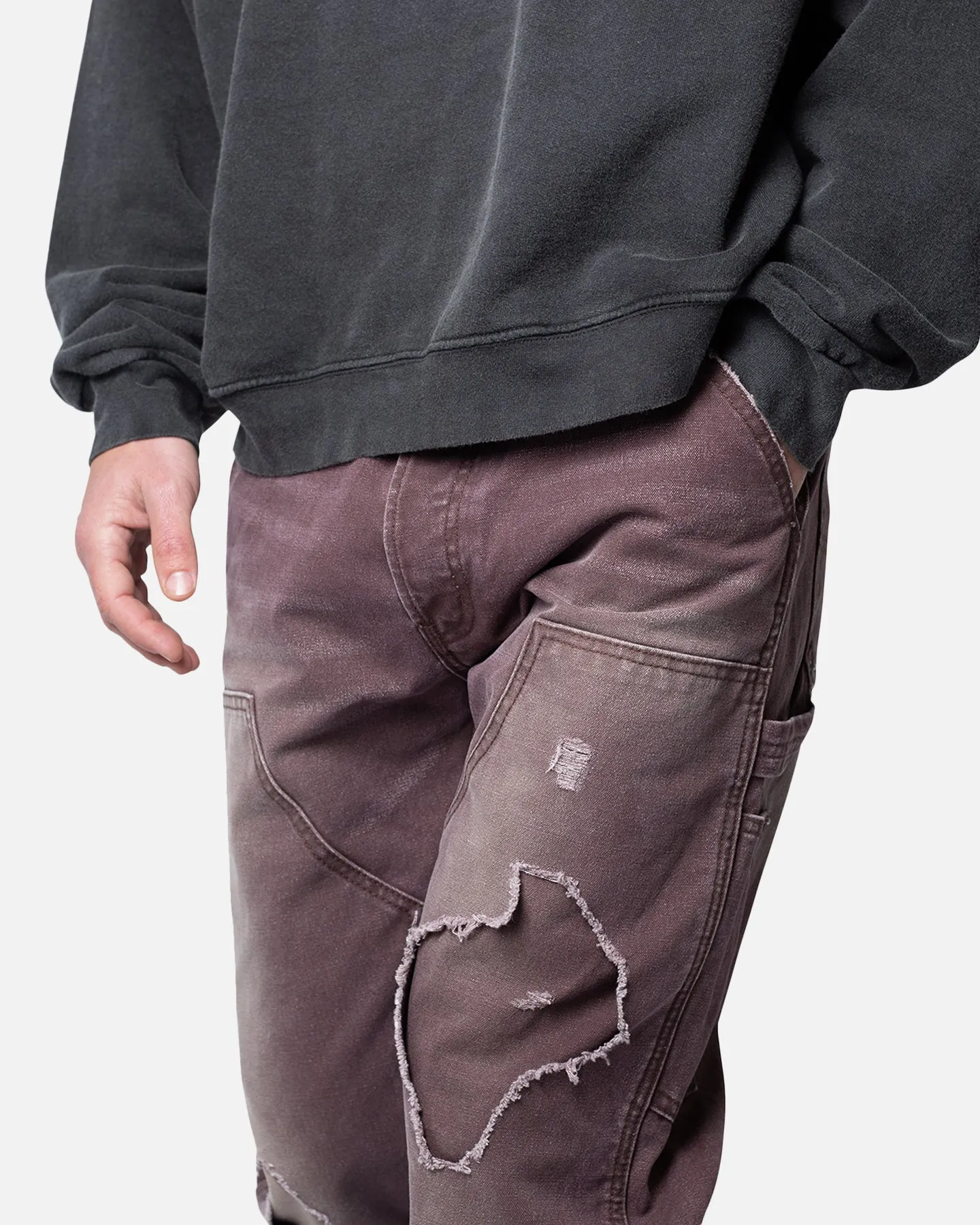 MNML V602 Thrashed Carpenter Pants Brown sold by Culture Kings product image thumbnail 5