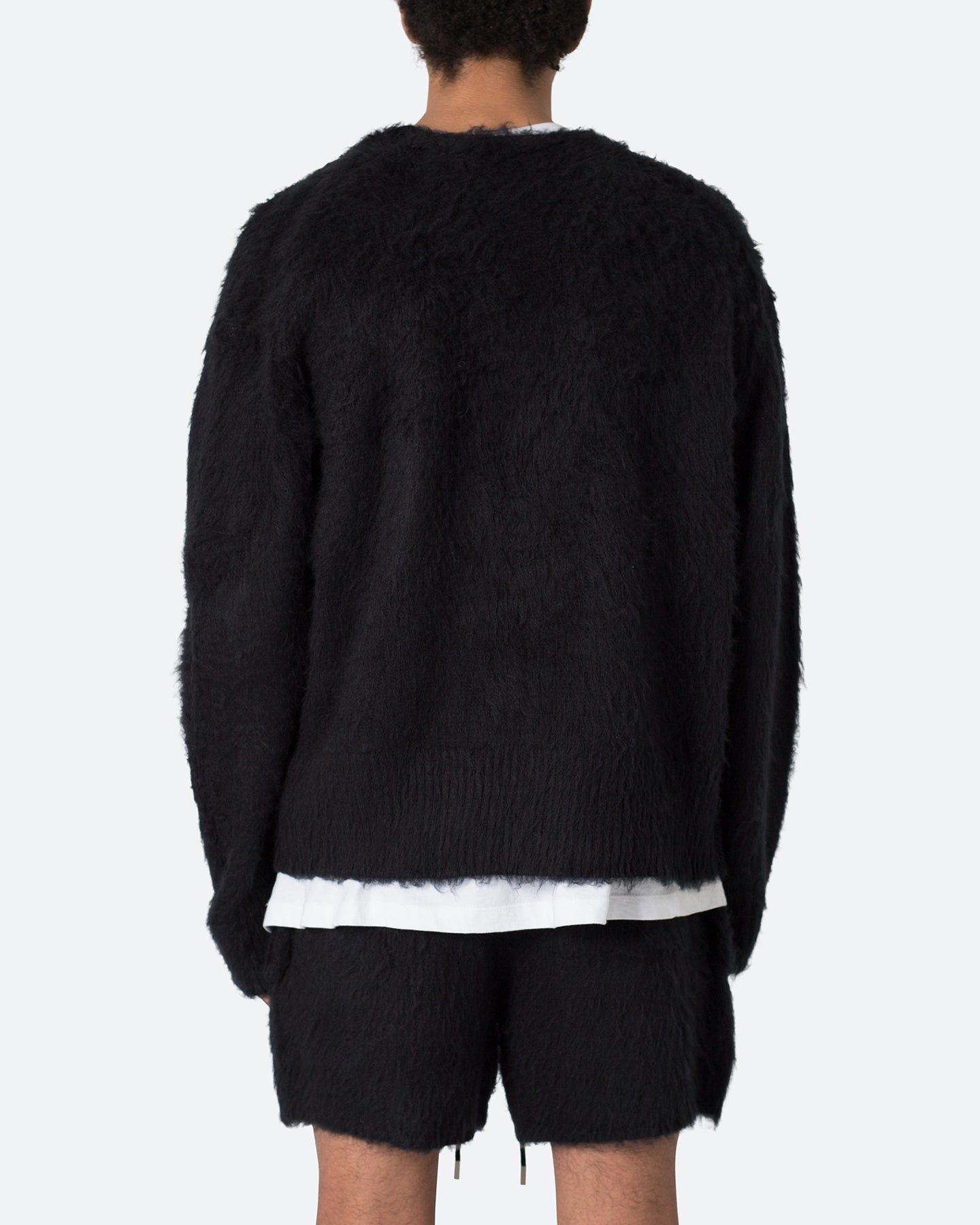 MNML Fuzzy Cardigan Sweater Black sold by Culture Kings product image thumbnail 5