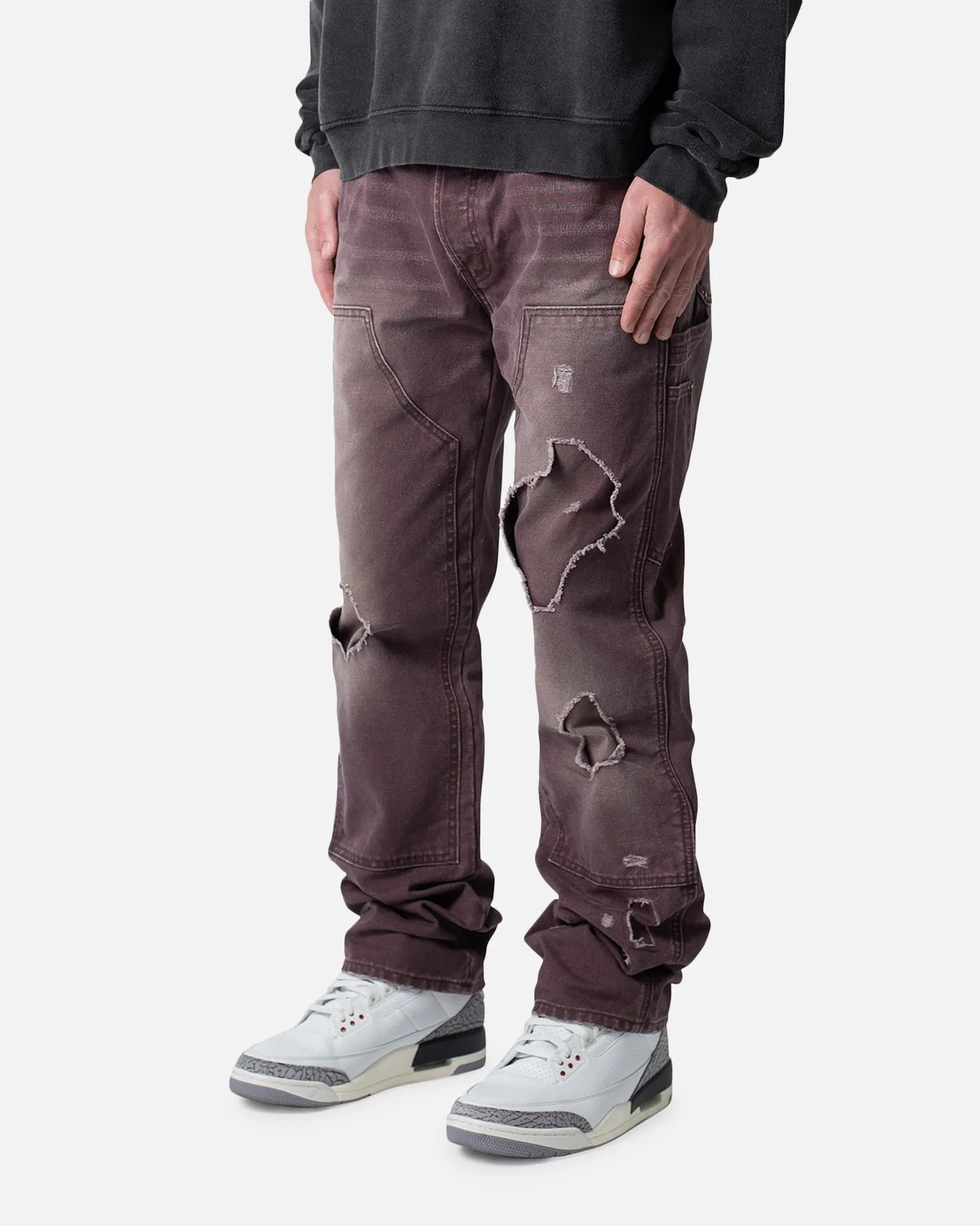 MNML V602 Thrashed Carpenter Pants Brown sold by Culture Kings product image thumbnail 2