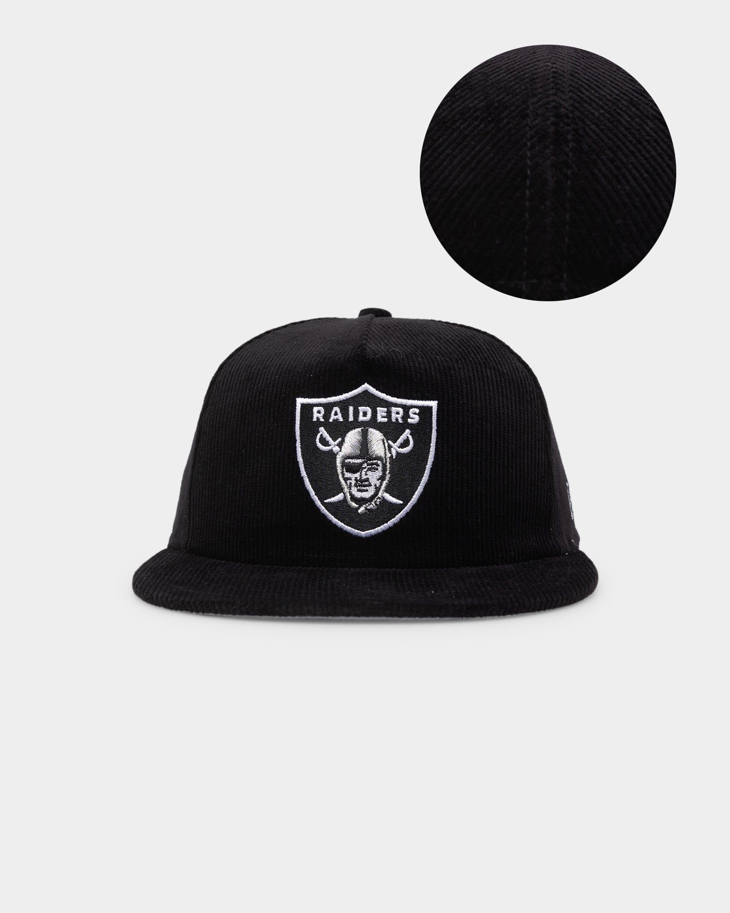 New Era Las Vegas Raiders Corduroy Golfer Snapback Black sold by Culture Kings