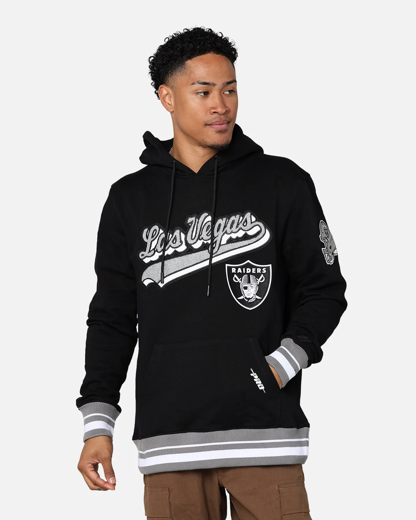 Pro Standard Las Vegas Raiders Fleece Pullover Hoodie Black/Grey sold by Culture Kings