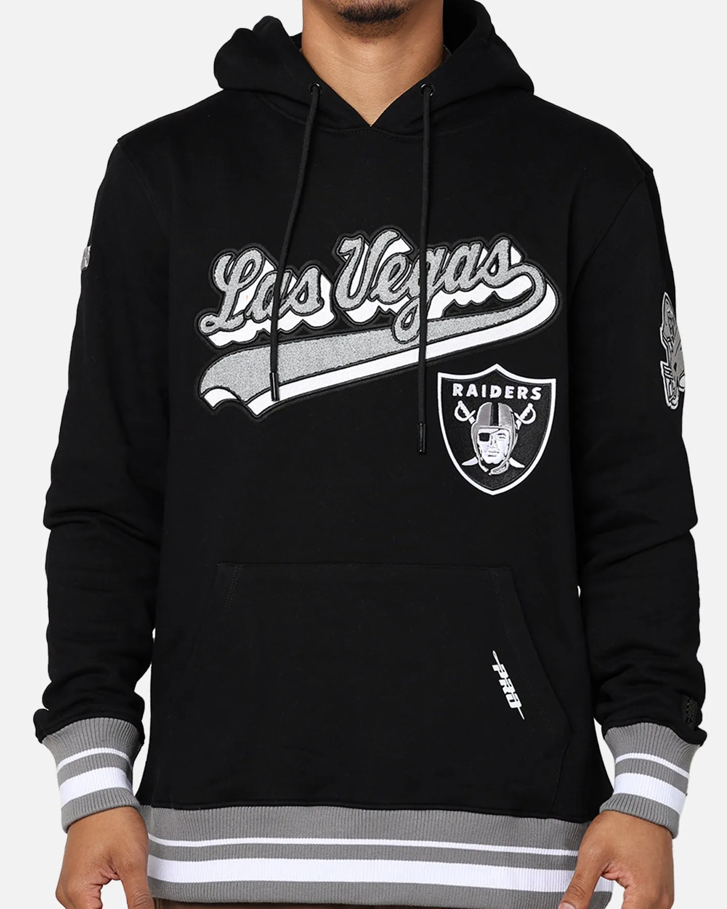 Pro Standard Las Vegas Raiders Fleece Pullover Hoodie Black/Grey sold by Culture Kings product image thumbnail 2