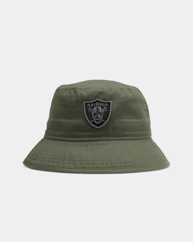 New Era Raiders Bucket Hat Olive/Black sold by Culture Kings