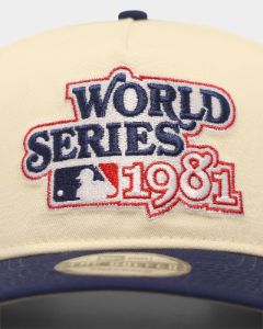 New Era Los Angeles Dodgers '1980s World Series Through The Decades' 1981 World Series Golfer Snapback Chrome White/Original Team Colours sold by Culture Kings