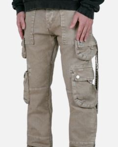 MNML D152 Cargo Straight Denim Pants Brown sold by Culture Kings