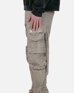 MNML D152 Cargo Straight Denim Pants Brown sold by Culture Kings