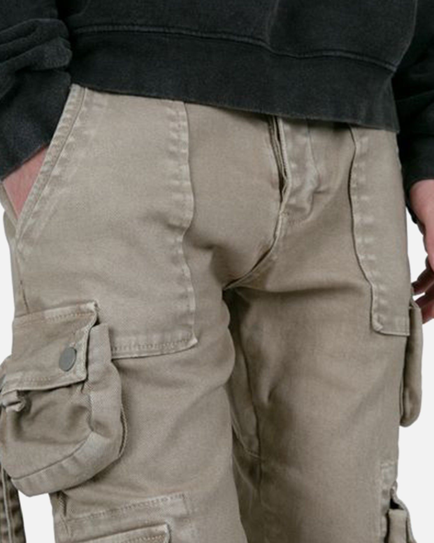 MNML D152 Cargo Straight Denim Pants Brown sold by Culture Kings product image thumbnail 6