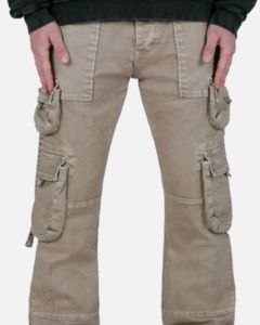 MNML D152 Cargo Straight Denim Pants Brown sold by Culture Kings
