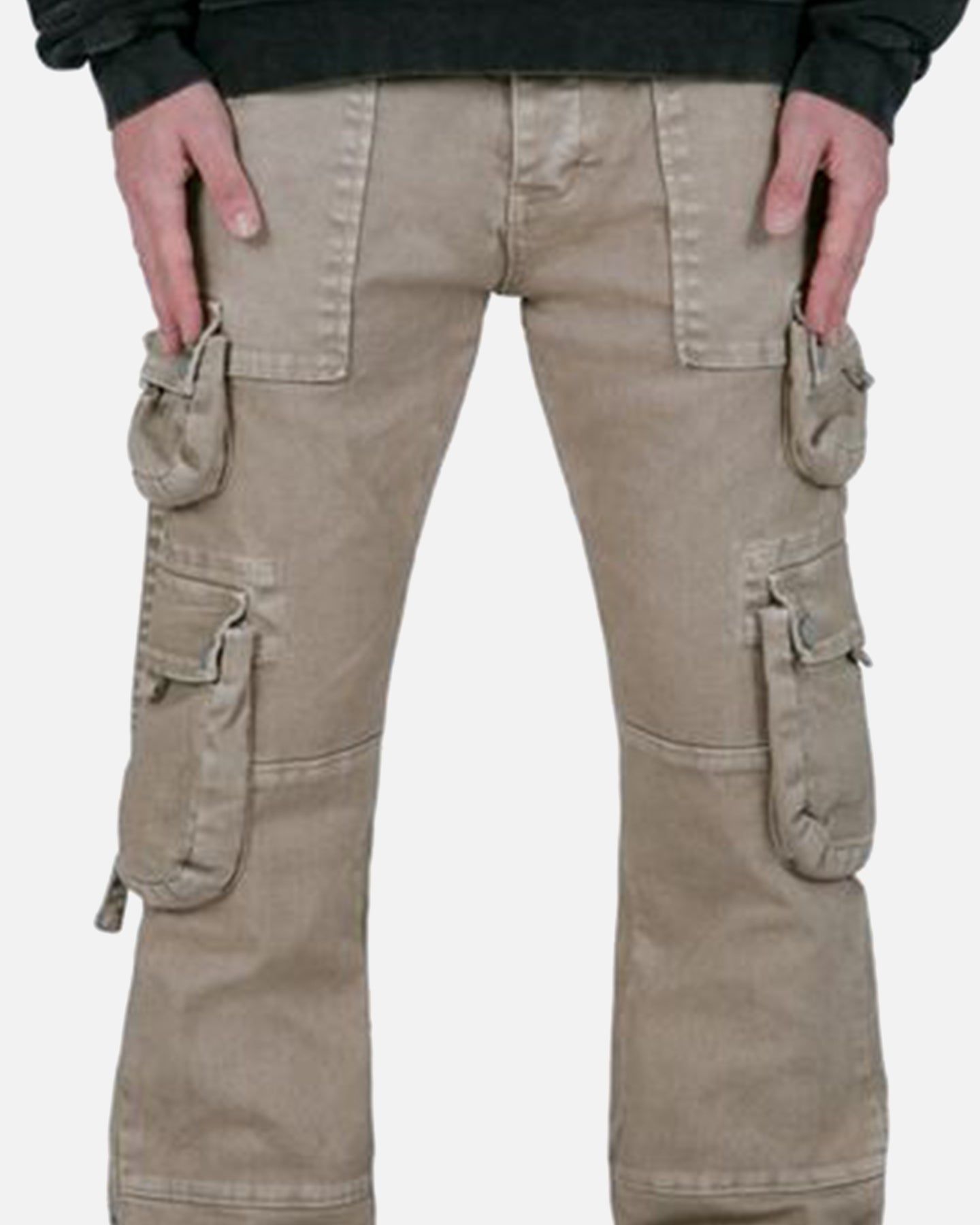 MNML D152 Cargo Straight Denim Pants Brown sold by Culture Kings