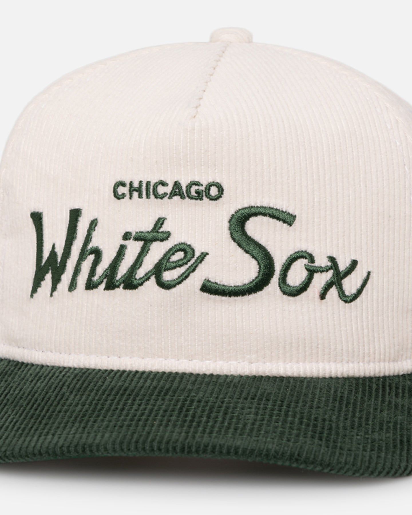 New Era Chicago White Sox 'Currency Corduroy' Golfer Pre-Curved Snapback Chrome White sold by Culture Kings product image thumbnail 2