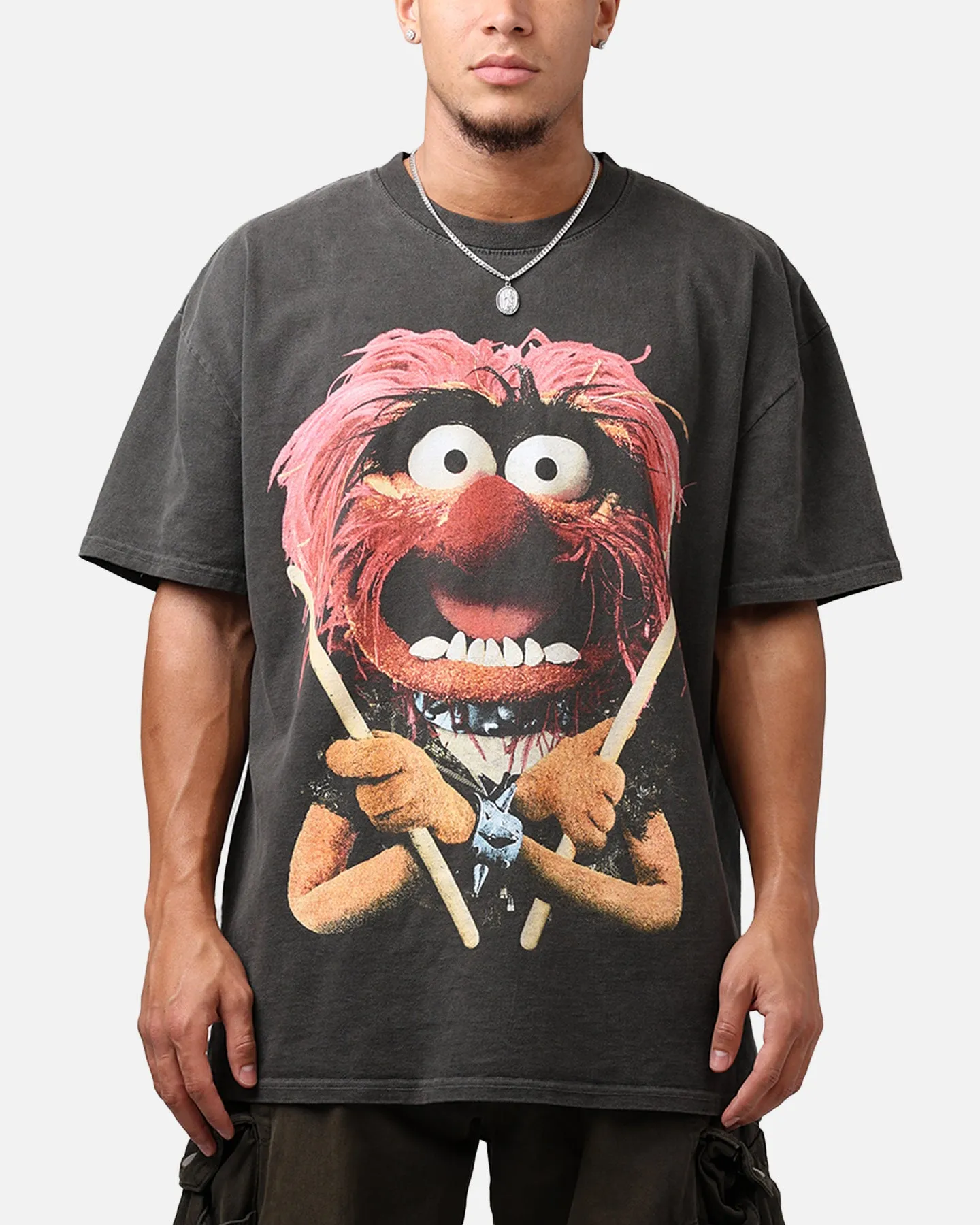 American Thrift Disney The Muppets Animal Heavyweight T-Shirt Black Wash sold by Culture Kings