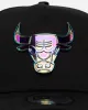 New Era Chicago Bulls 'Metal Badge' 9FORTY K-Frame Snapback Black/Iridescent sold by Culture Kings
