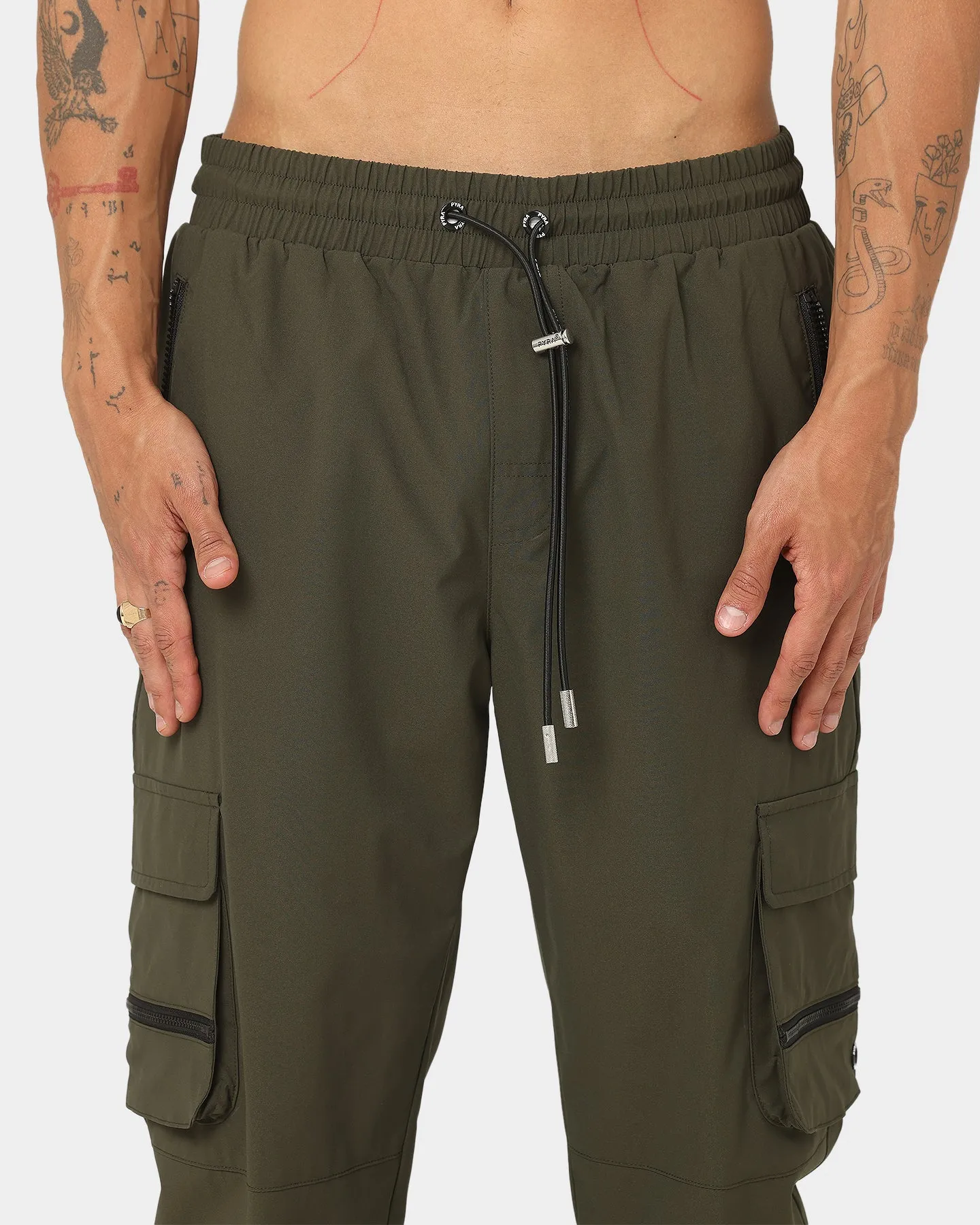 PYRA Nero Cargo Pants Olive sold by Culture Kings product image thumbnail 3