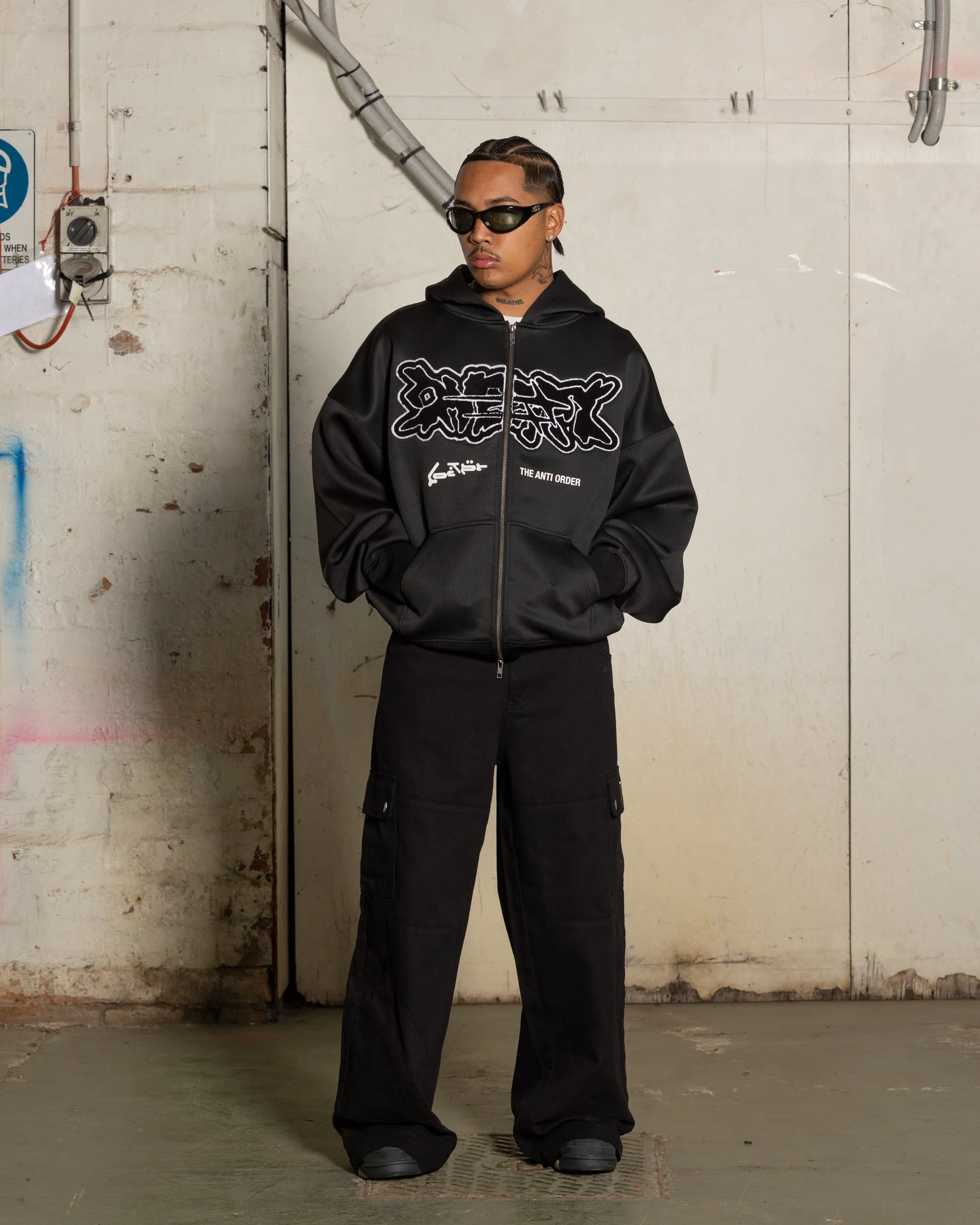 Loiter X The Anti Order Flow Cargo Pants Black sold by Culture Kings product image thumbnail 2