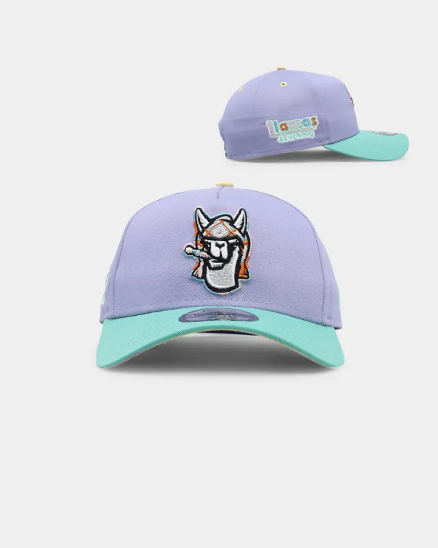 New Era Hickory Crawdads 'Easter' 9FORTY A-Frame Snapback Purple made by Culture Kings