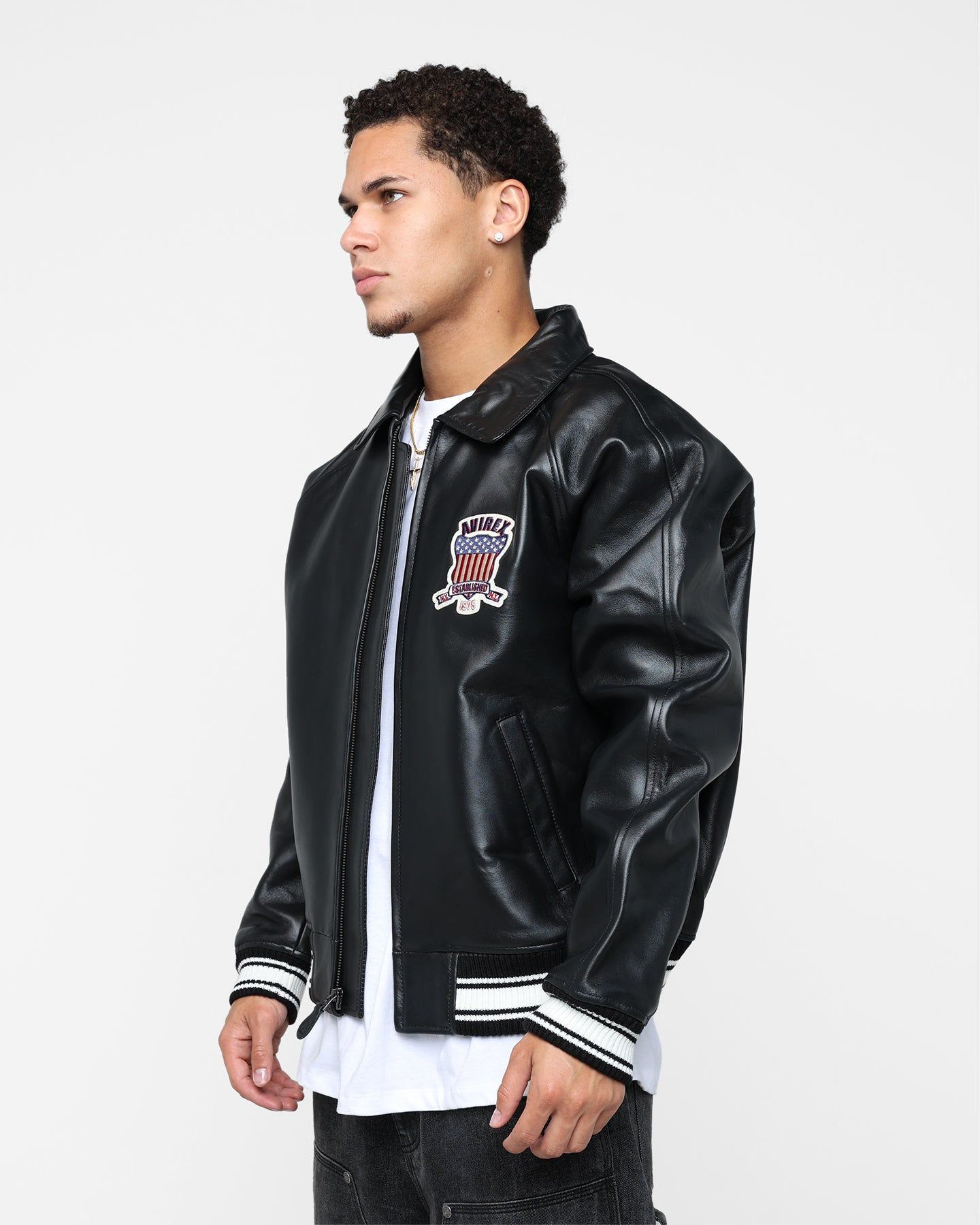 Avirex Icon Jacket Jet Black sold by Culture Kings product image thumbnail 7