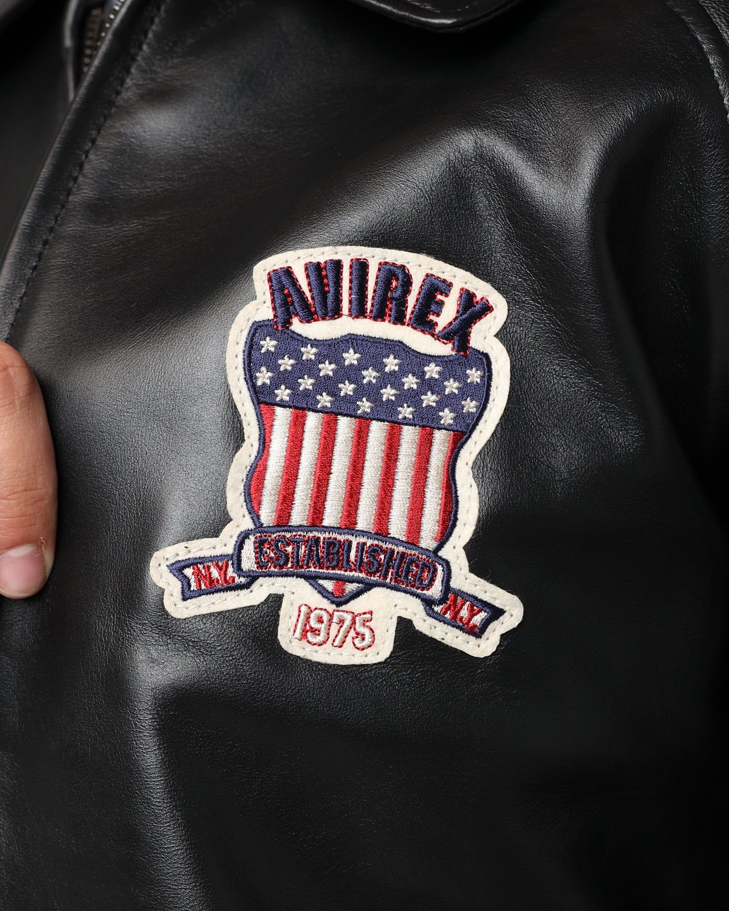 Avirex Icon Jacket Jet Black sold by Culture Kings product image thumbnail 9