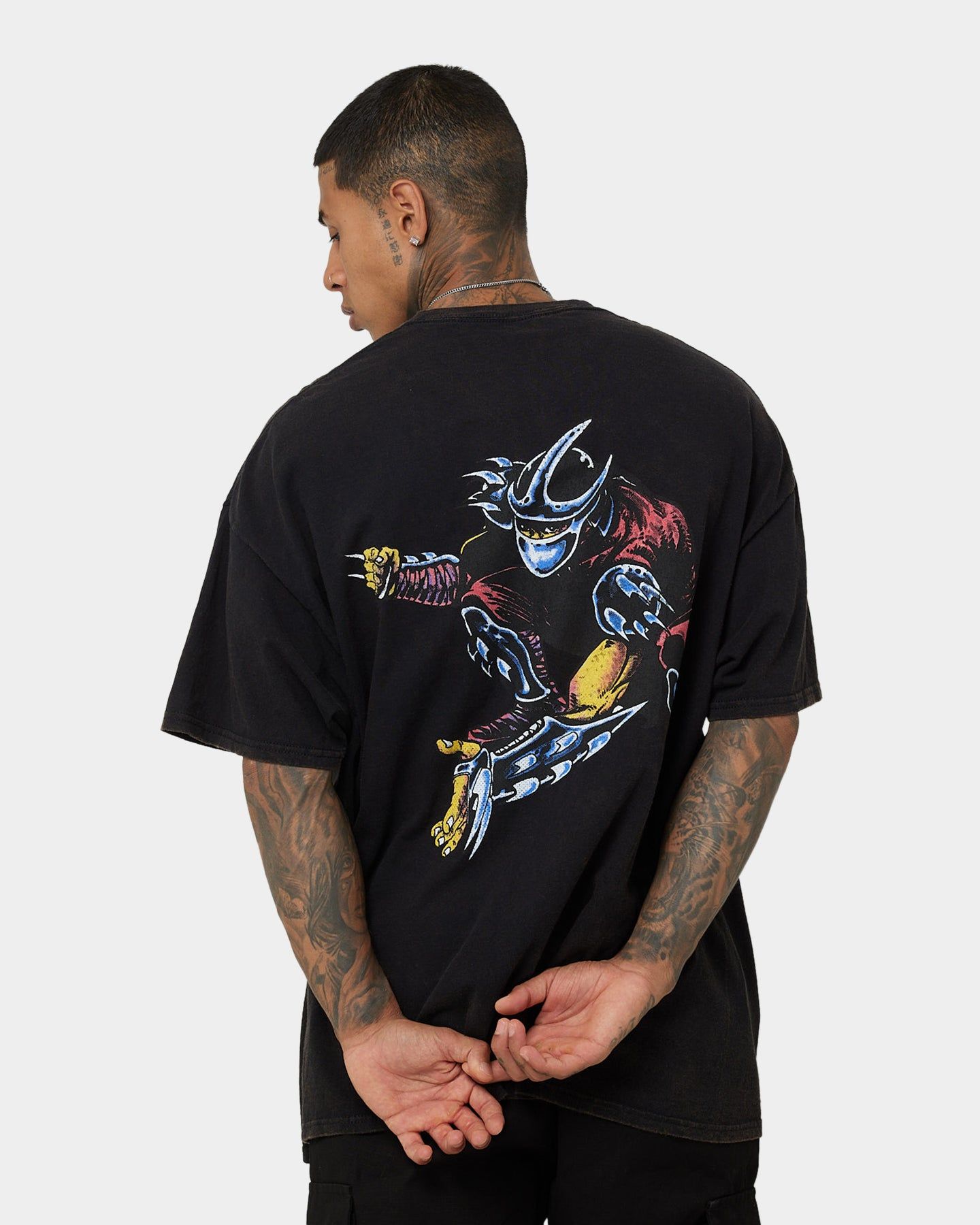 American Thrift X Teenage Mutant Ninja Turtles Shredder Vintage T-Shirt Black Wash sold by Culture Kings product image thumbnail 2