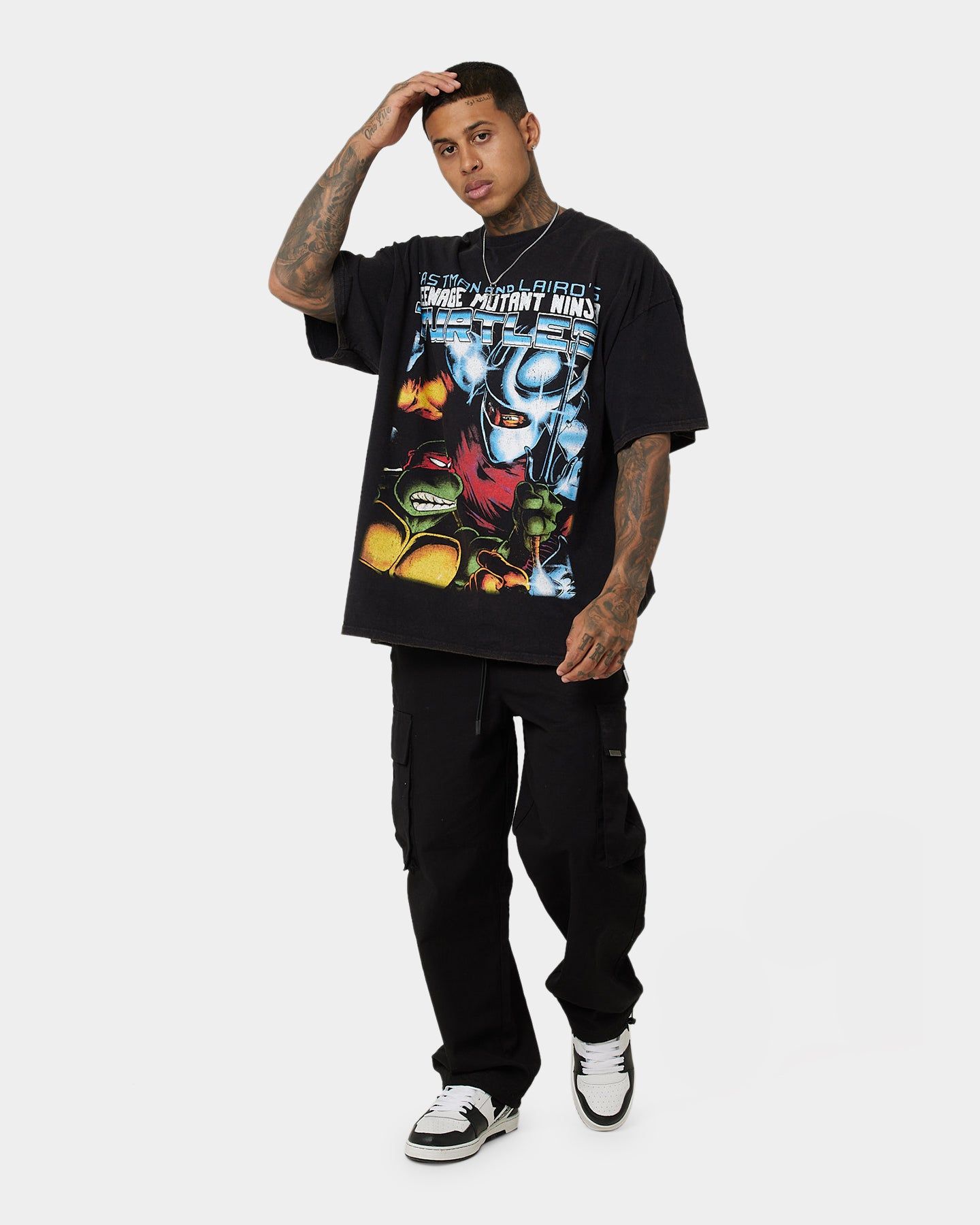 American Thrift X Teenage Mutant Ninja Turtles Shredder Vintage T-Shirt Black Wash sold by Culture Kings product image thumbnail 3