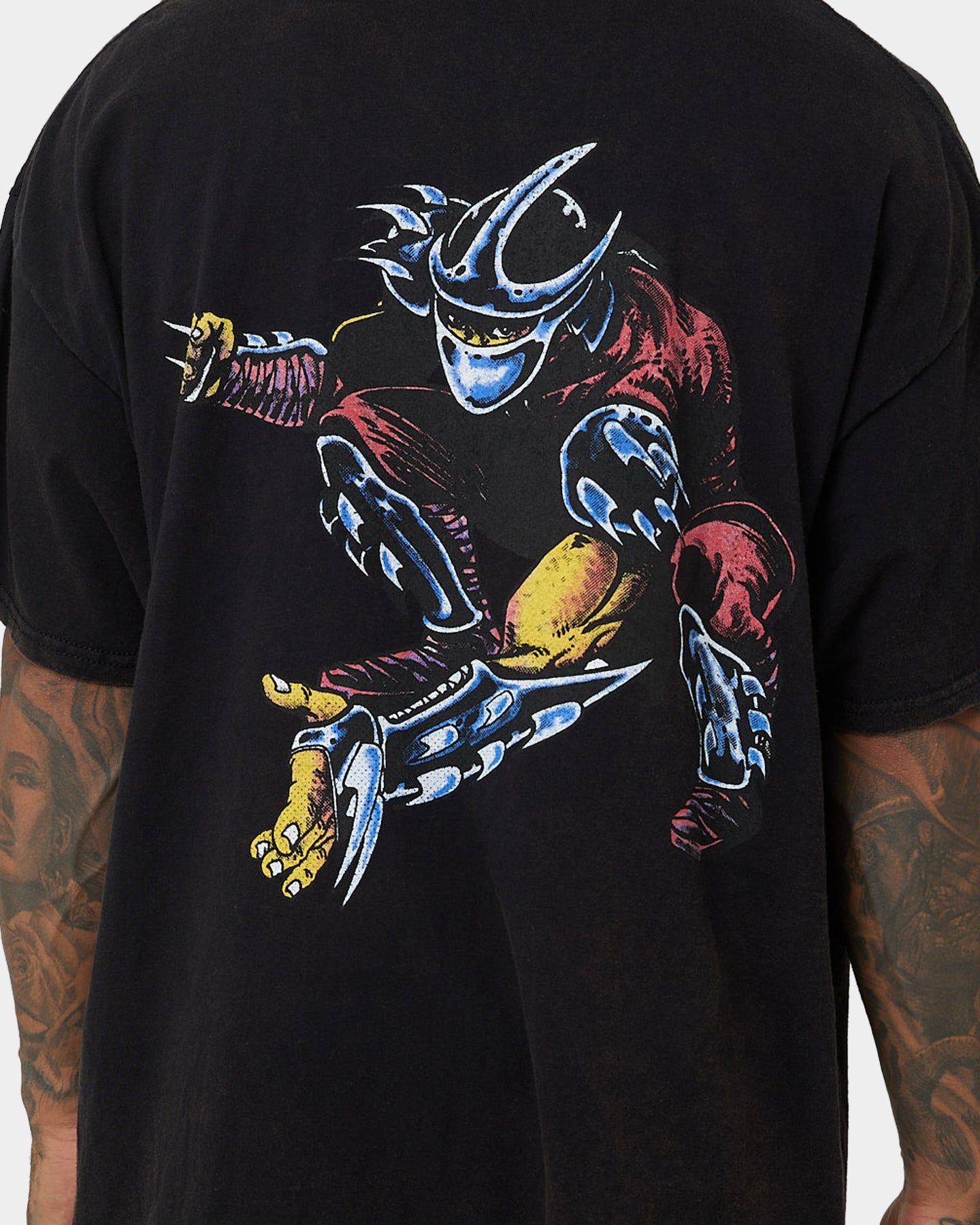 American Thrift X Teenage Mutant Ninja Turtles Shredder Vintage T-Shirt Black Wash sold by Culture Kings product image thumbnail 5
