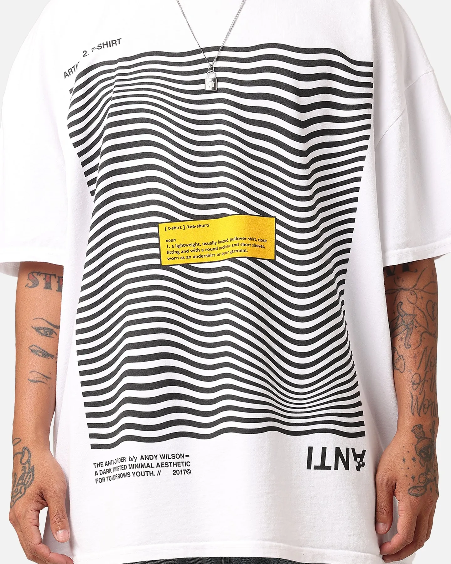 The Anti Order Shurt T-Shirt White sold by Culture Kings product image thumbnail 3