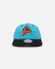 Mitchell & Ness Golden State Warriors Nylon Deadstock 2-Tone Snapback Neon Blue/Black sold by Culture Kings