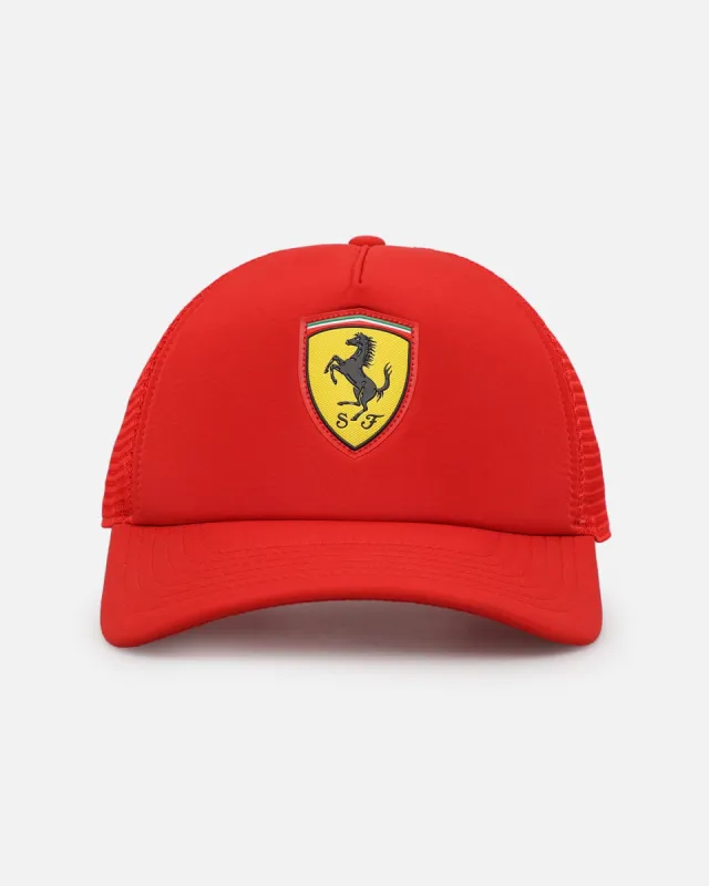 Puma X Scuderia Ferrari Sportwear Race Trucker Snapback Rosso Corsa made by Culture Kings
