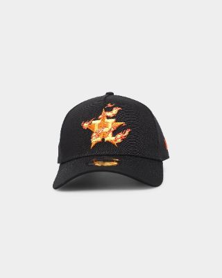 New Era Houston Astros 'Flamin' Hot' 9FORTY A-Frame Snapback Black/Flame sold by Culture Kings