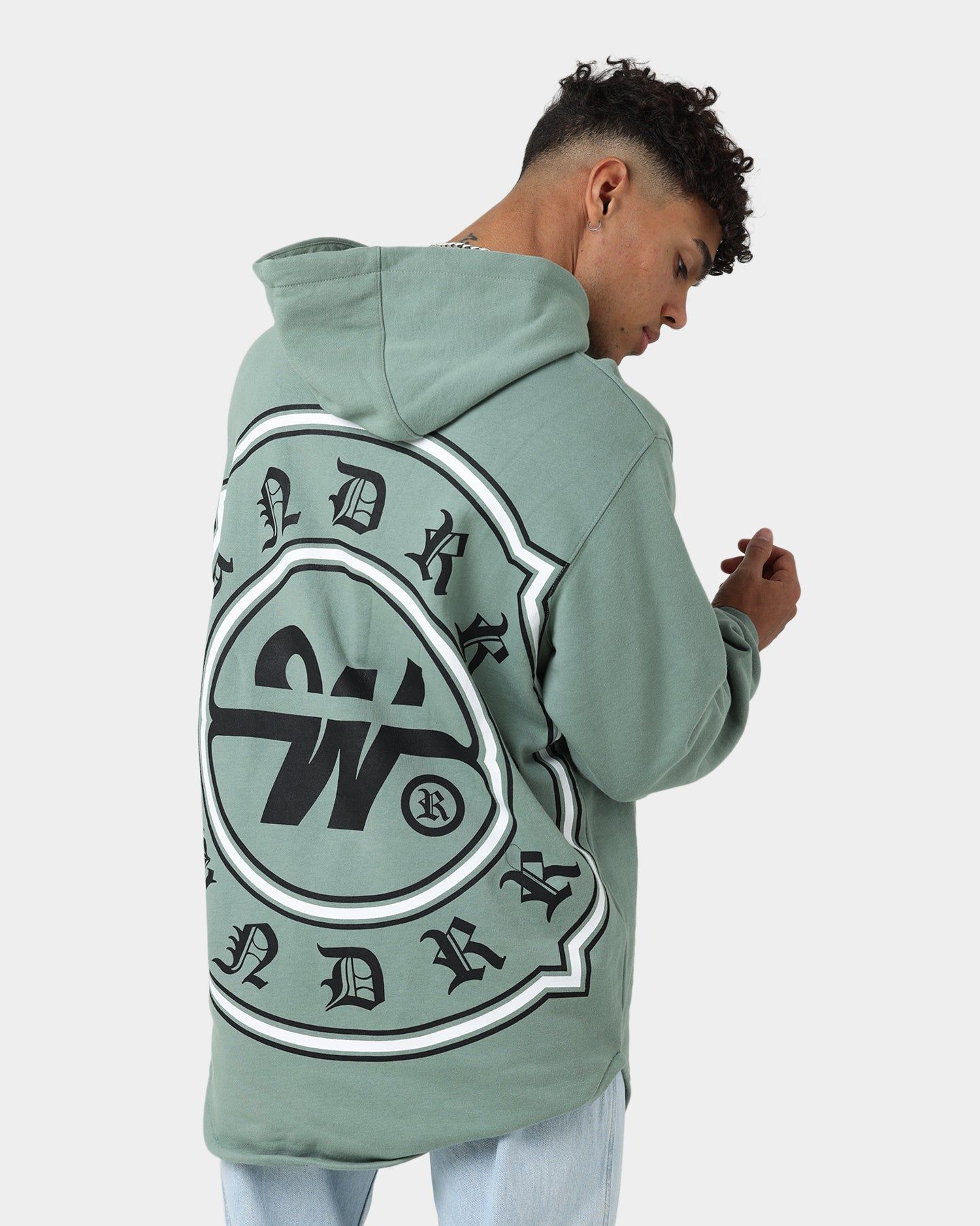 WNDRR Ambush Curved Hem Hoodie Olive sold by Culture Kings