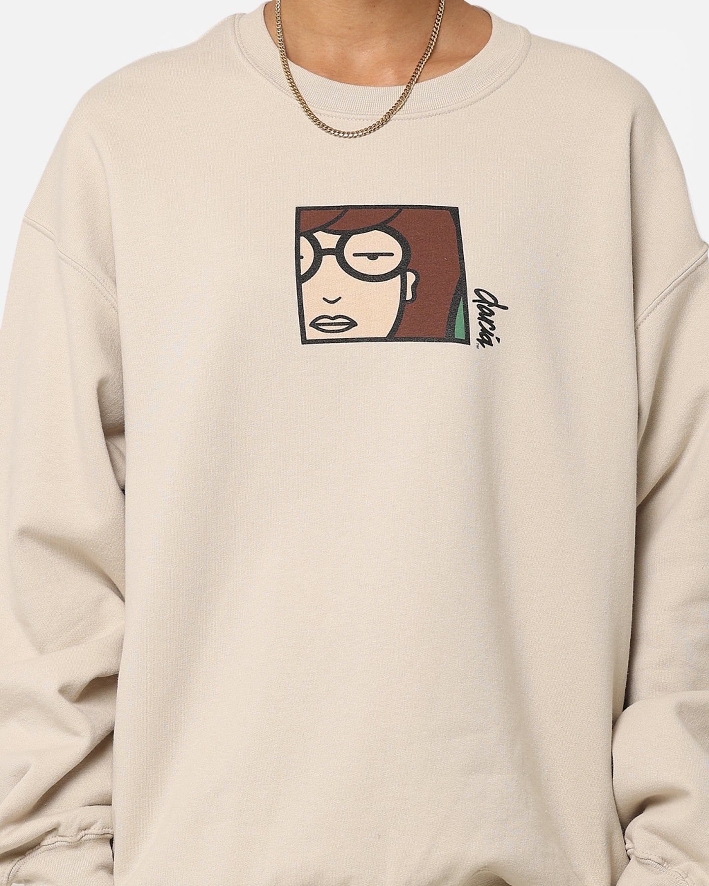 American Thrift X Daria Daria Poster Crewneck Stone sold by Culture Kings product image thumbnail 4