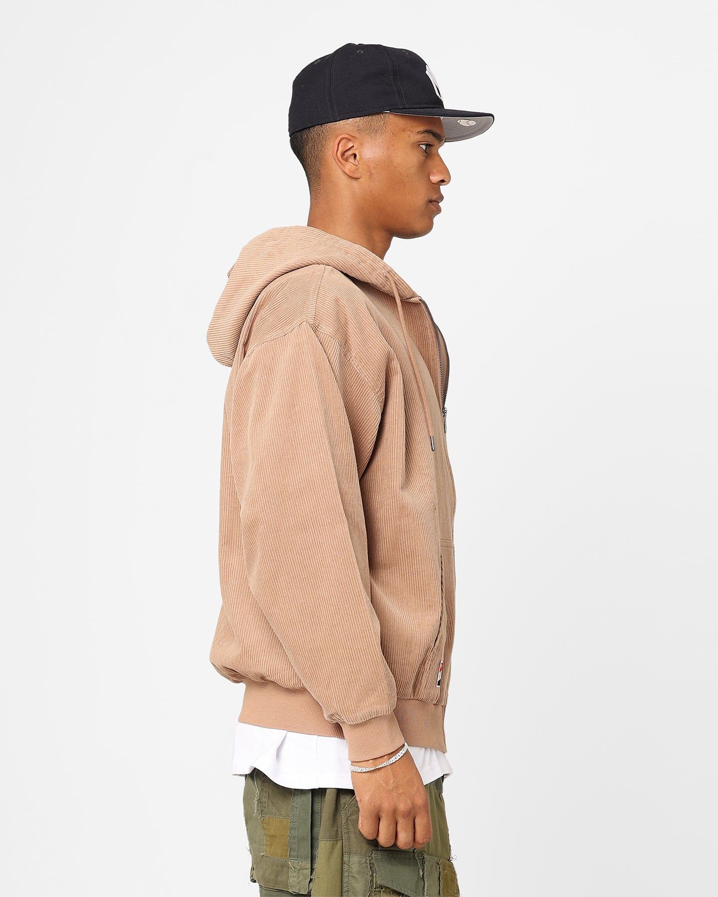 New Era New York Yankees Oversized Zip Hoodie Tumbleweed sold by Culture Kings product image thumbnail 5