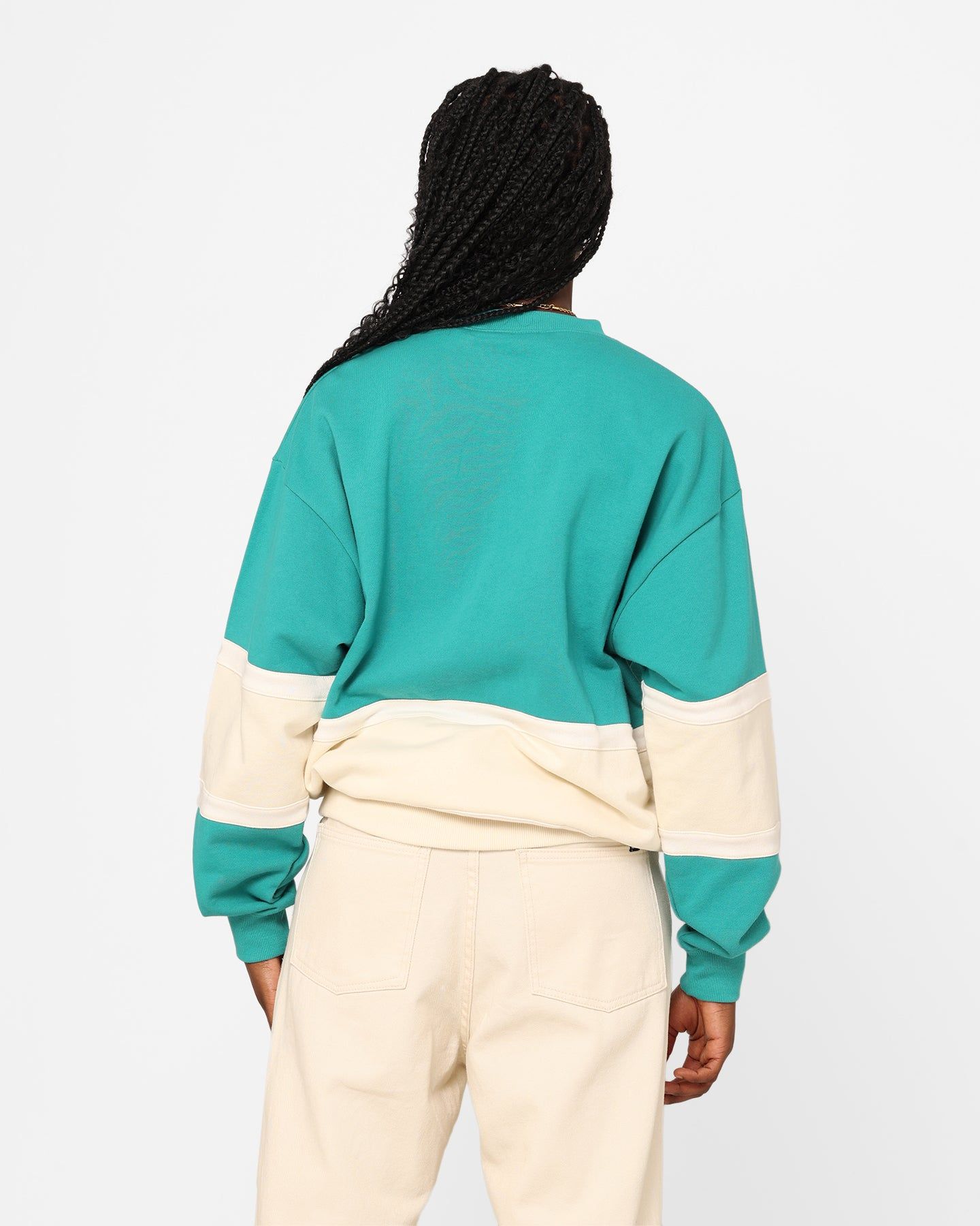 X-Girl Women's College Sweat Crewneck Green sold by Culture Kings product image thumbnail 4