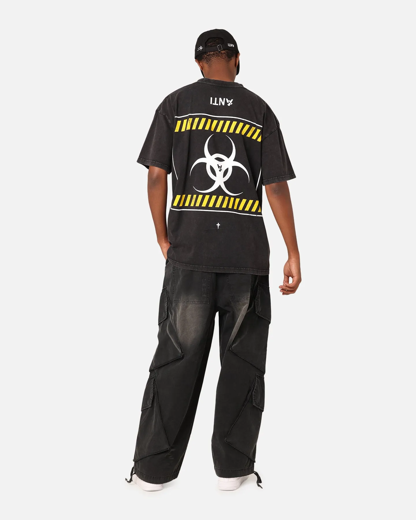 The Anti Order Anti Nuclear T-Shirt Black Acid Wash sold by Culture Kings product image thumbnail 3