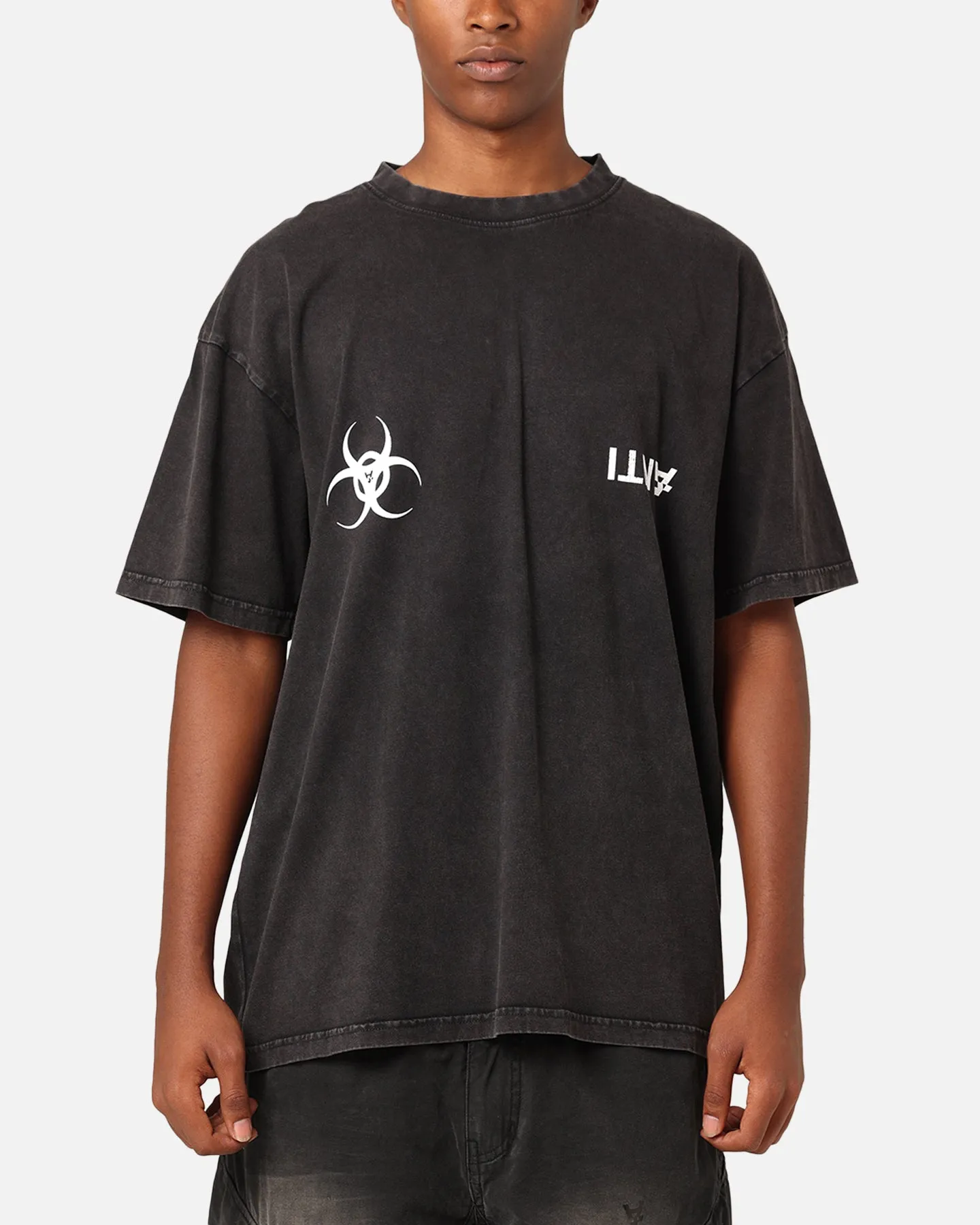 The Anti Order Anti Nuclear T-Shirt Black Acid Wash sold by Culture Kings product image thumbnail 2