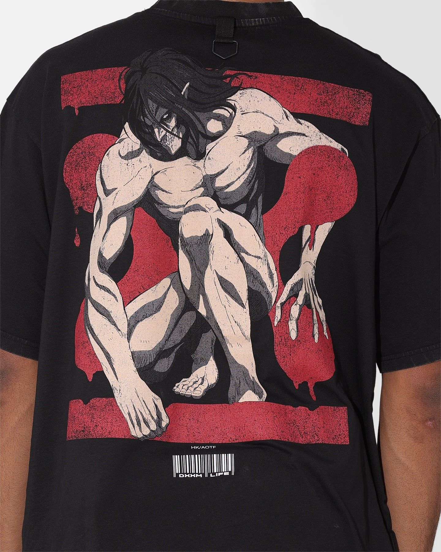 DXXMLIFE X Attack On Titan Eren Baggy Vintage T-Shirt Vintage Black sold by Culture Kings product image thumbnail 5