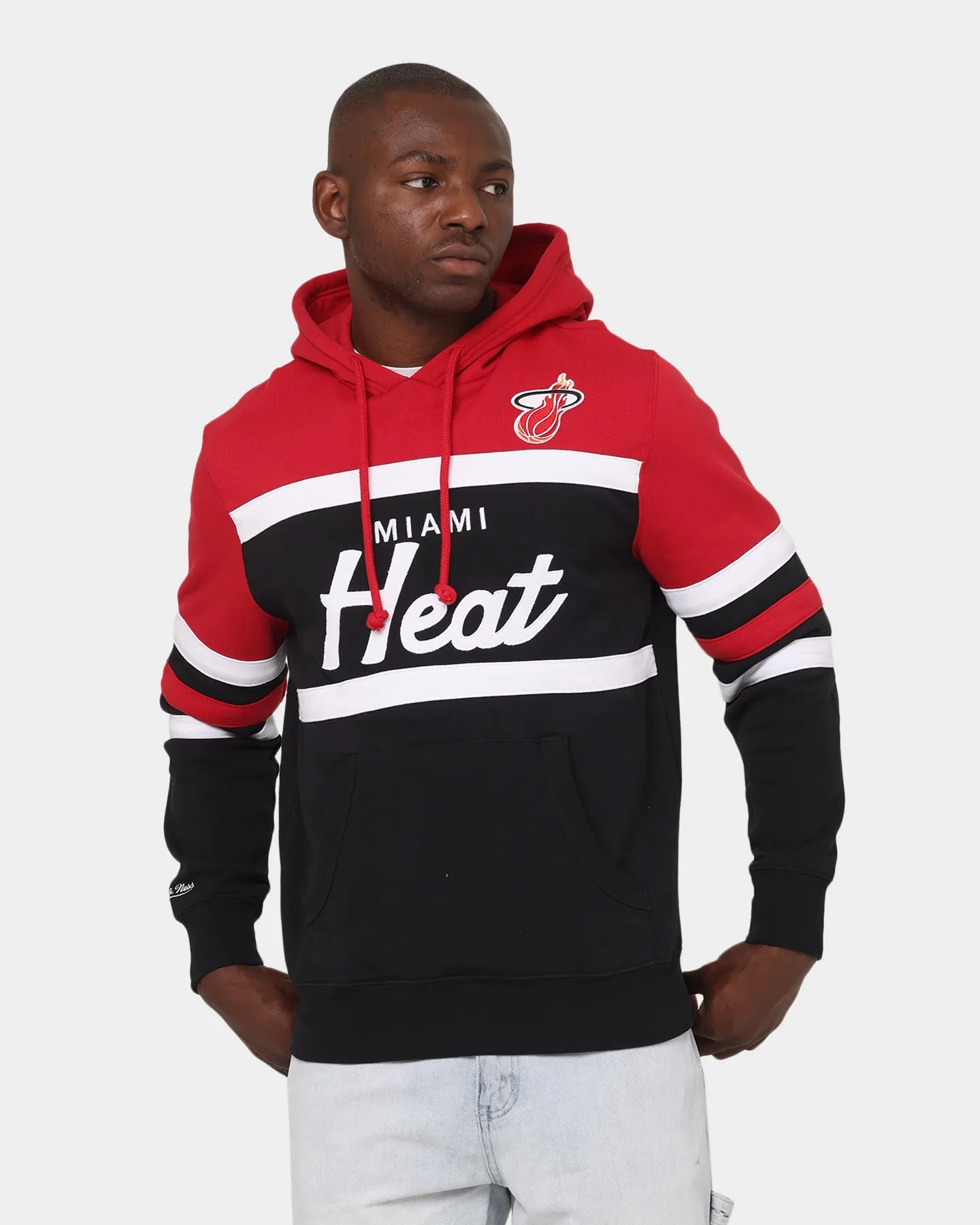 Mitchell & Ness Miami Heat Head Coach Hoodie Red sold by Culture Kings