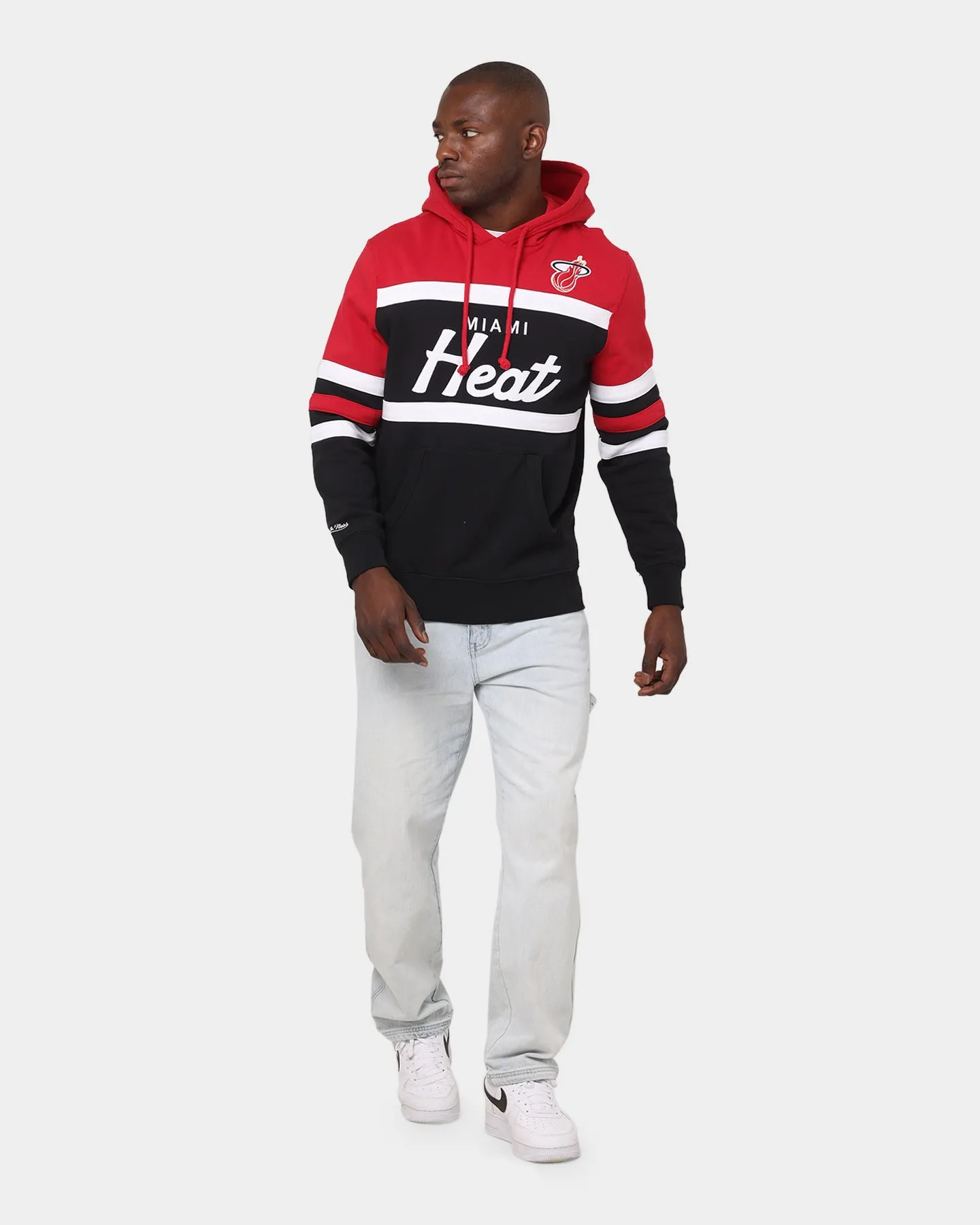 Mitchell & Ness Miami Heat Head Coach Hoodie Red sold by Culture Kings product image thumbnail 2