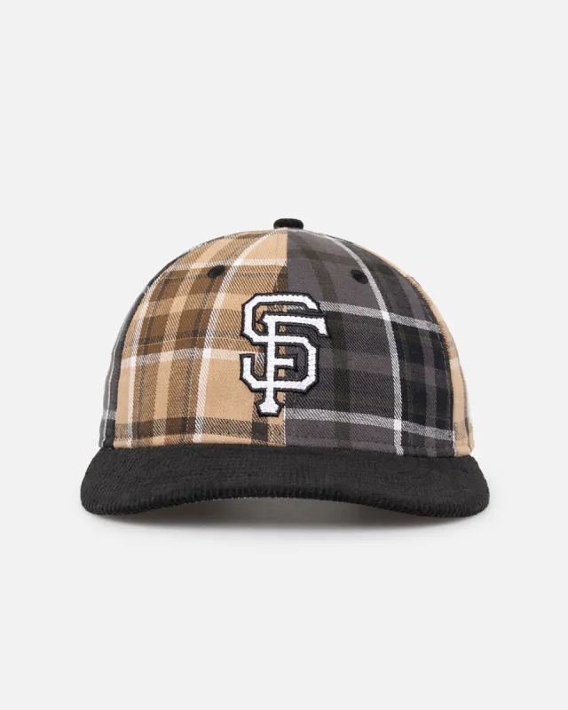 New Era San Francisco Giants 'Multi Panel Plaid' 9FIFTY High Crown Strapback Plaid sold by Culture Kings