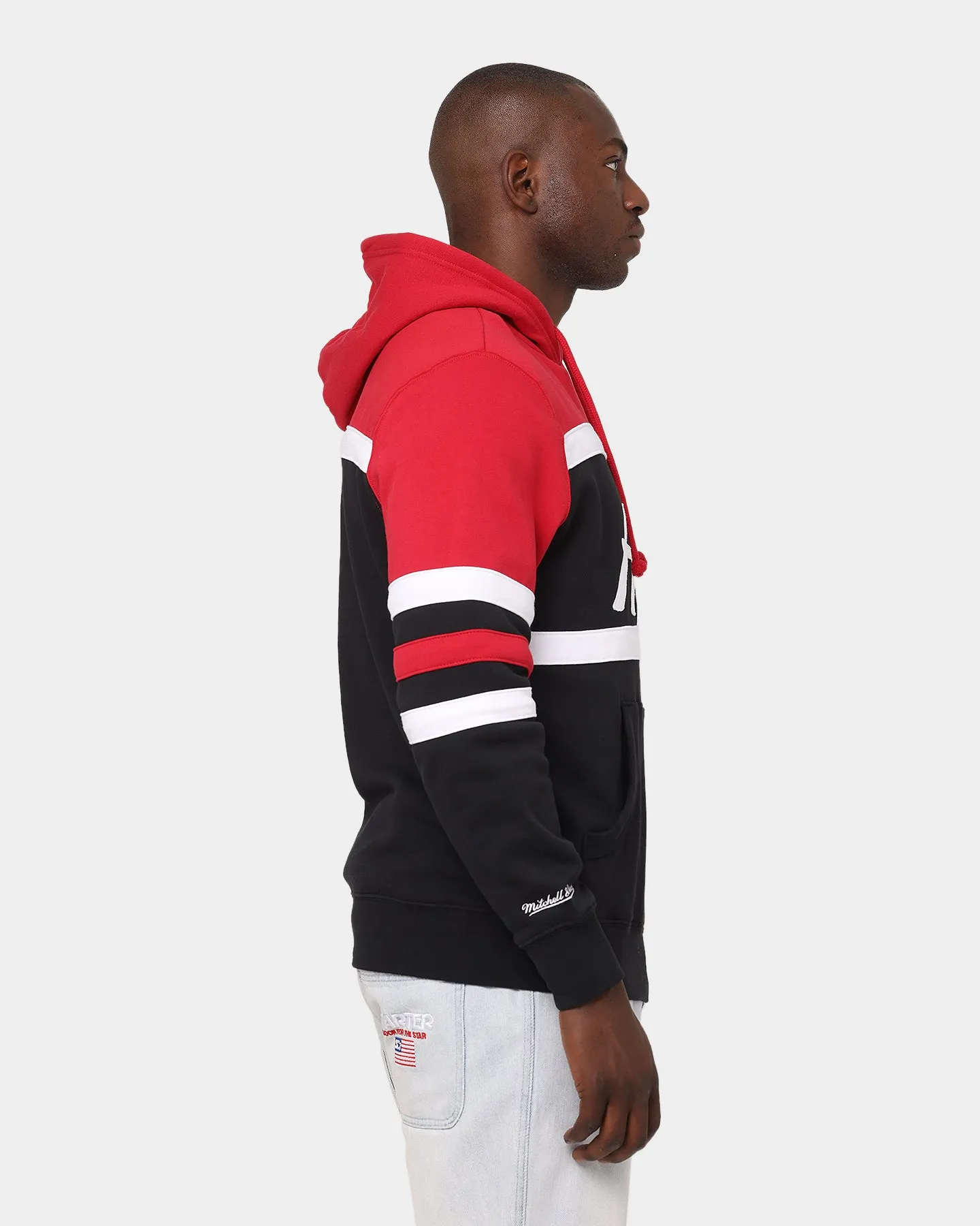 Mitchell & Ness Miami Heat Head Coach Hoodie Red sold by Culture Kings product image thumbnail 5